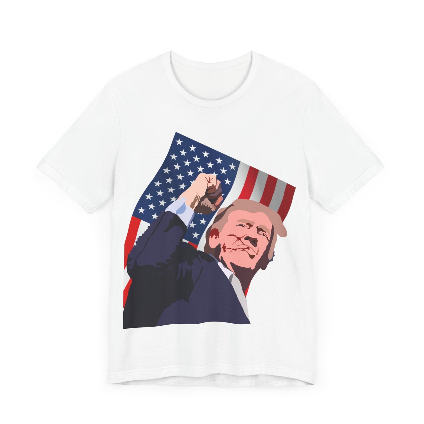 Donald Trump Assassination Attempt Unisex Jersey Short Sleeve Tee
