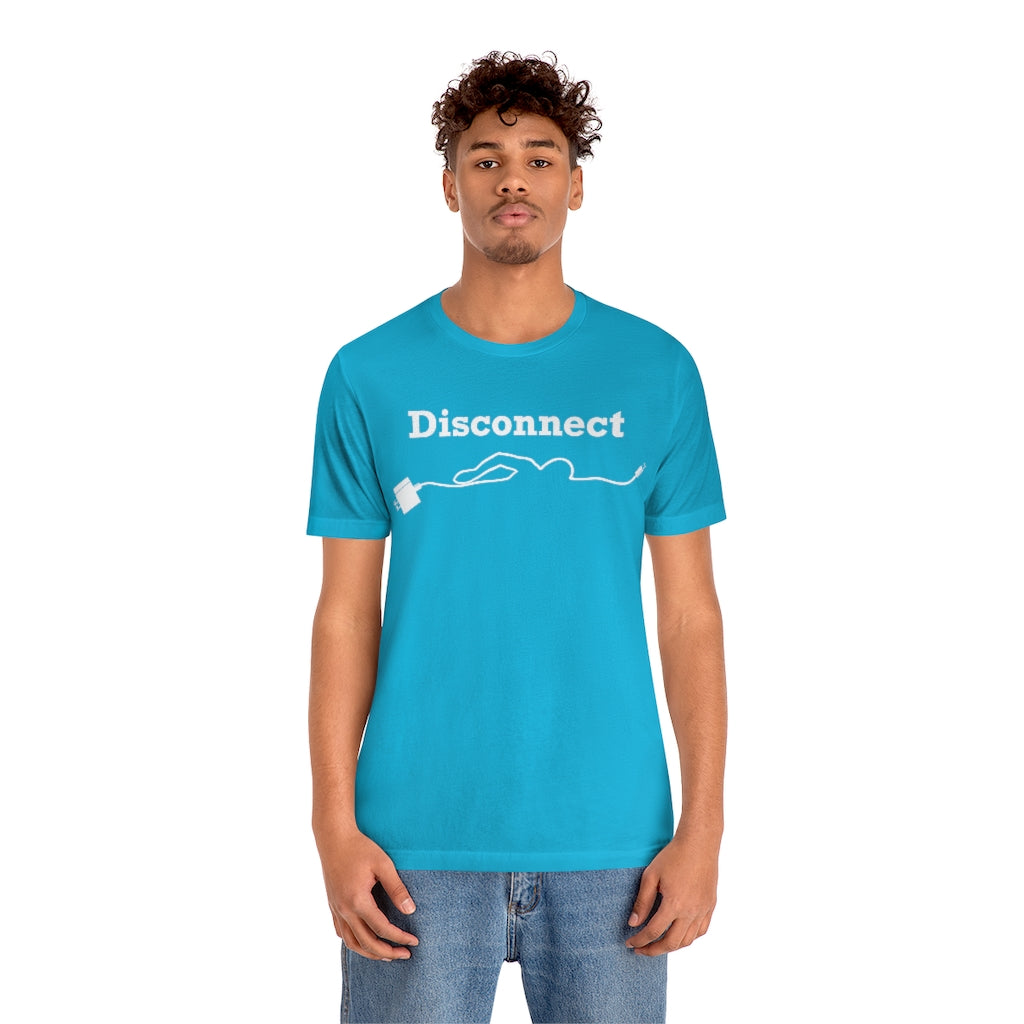 Disconnect Swimmer Unisex Jersey Short Sleeve Tee