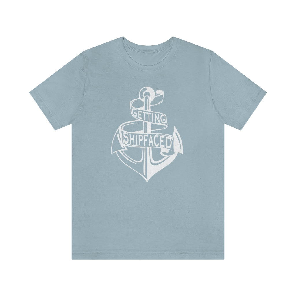 Getting Shipfaced Cruise Boat Drinking Party Unisex Jersey Short Sleeve Tee