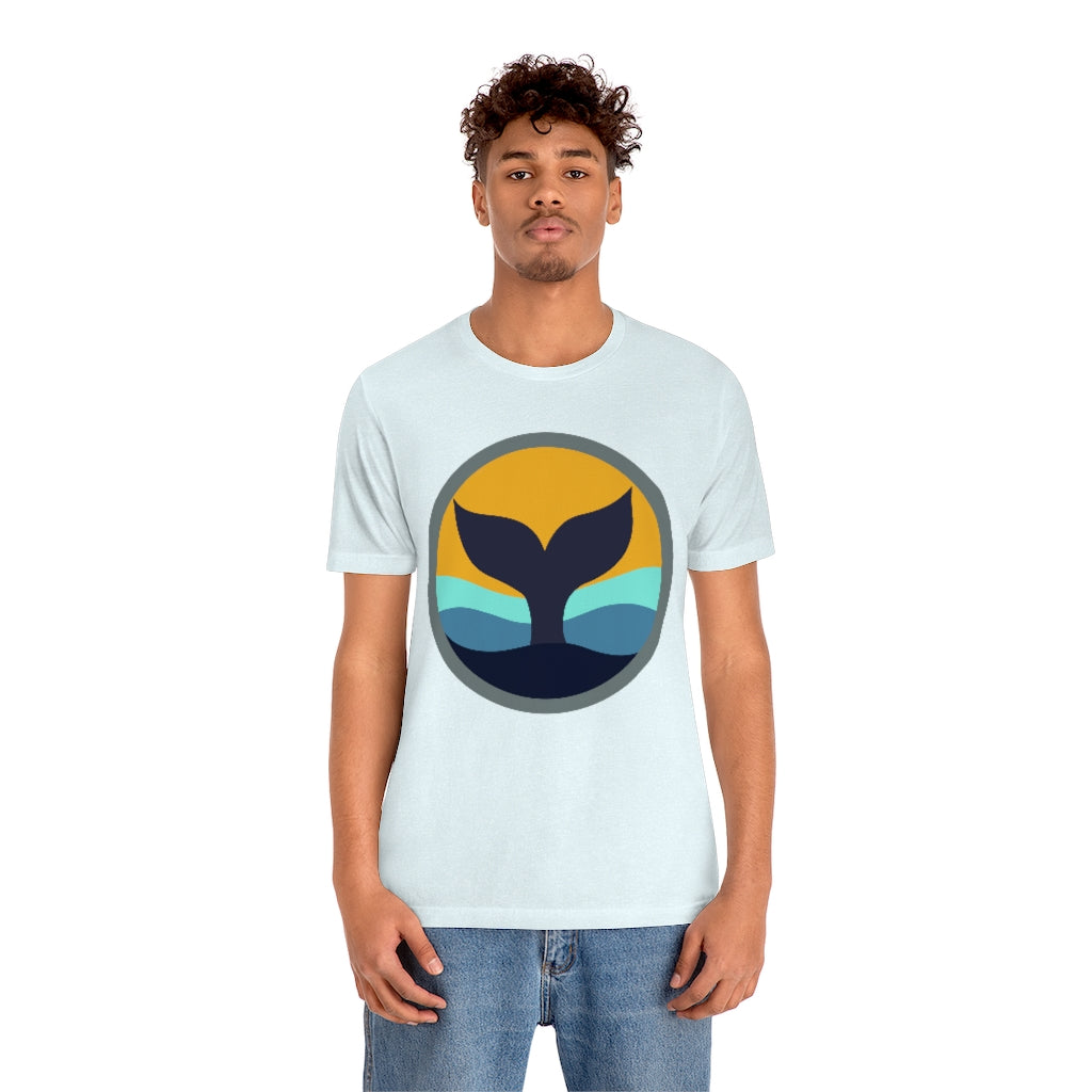 Whale Tail Unisex Jersey Short Sleeve Tee