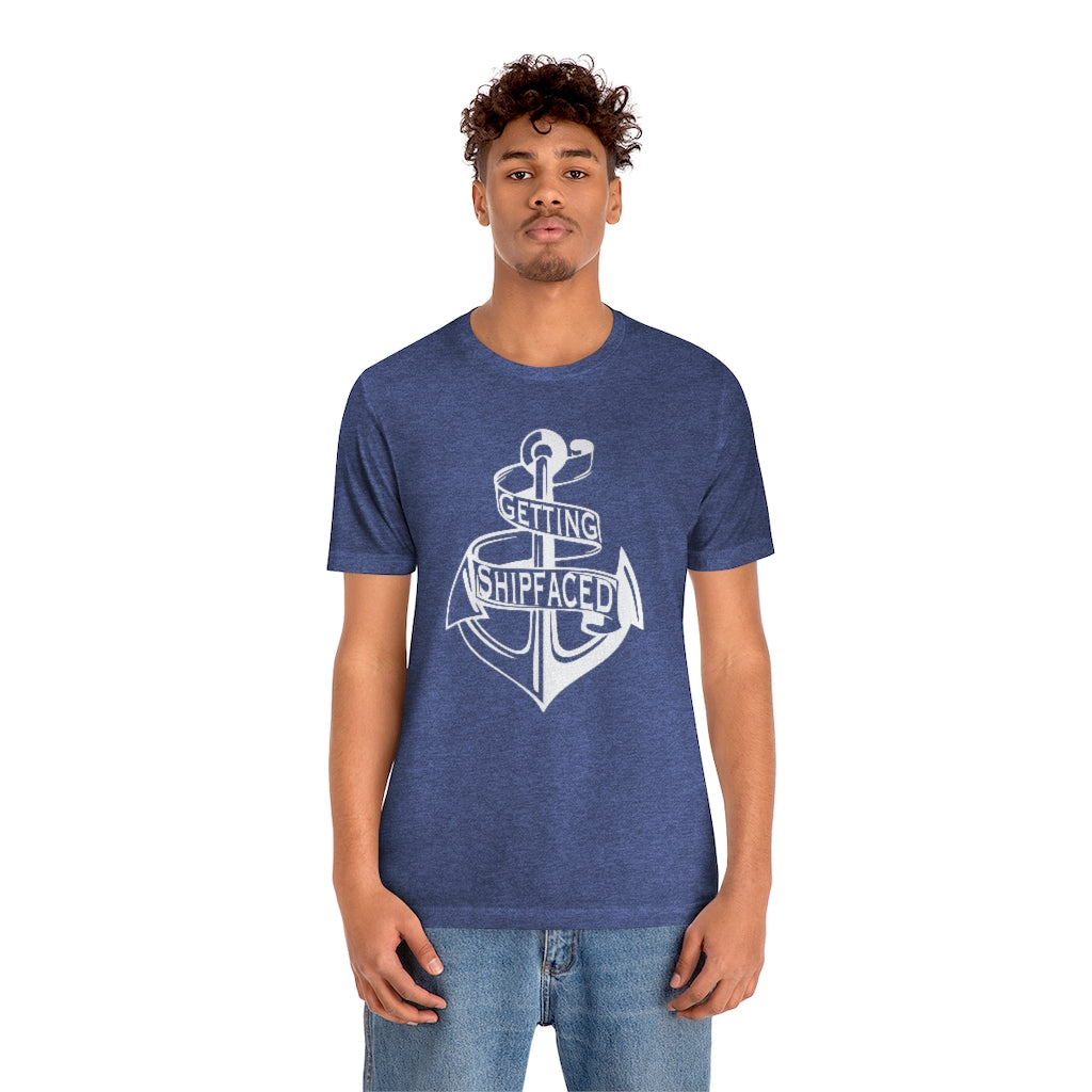 Getting Shipfaced Cruise Boat Drinking Party Unisex Jersey Short Sleeve Tee