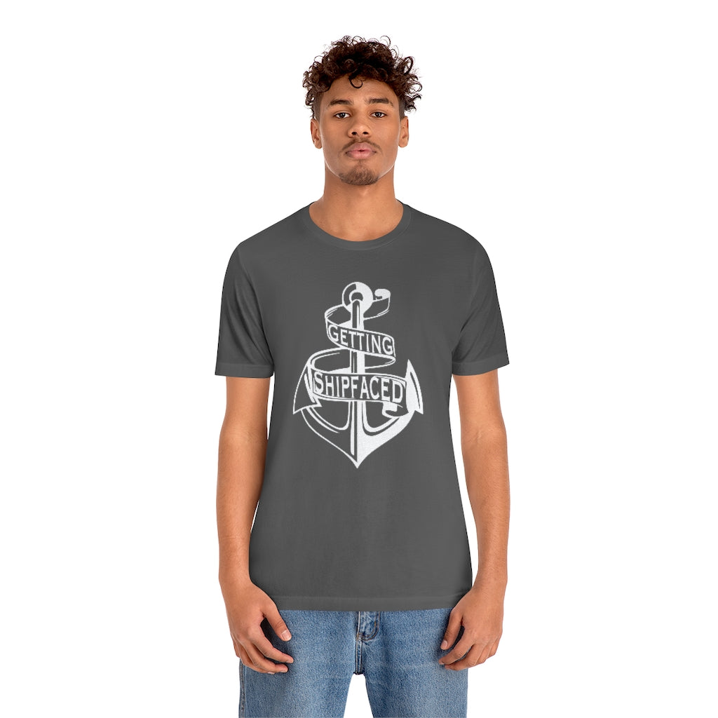Getting Shipfaced Cruise Boat Drinking Party Unisex Jersey Short Sleeve Tee