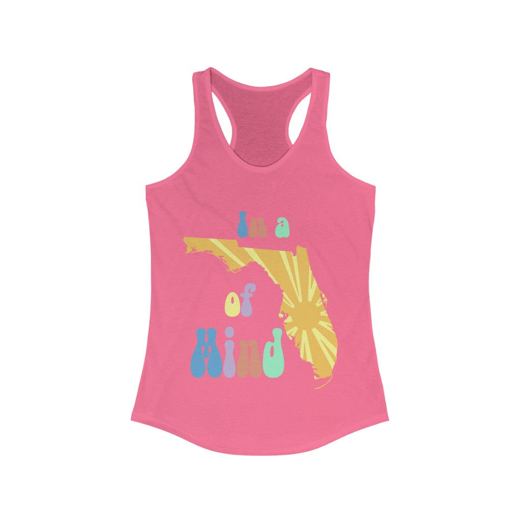 In A Sunshine State Of Mind Women's Ideal Racerback Tank