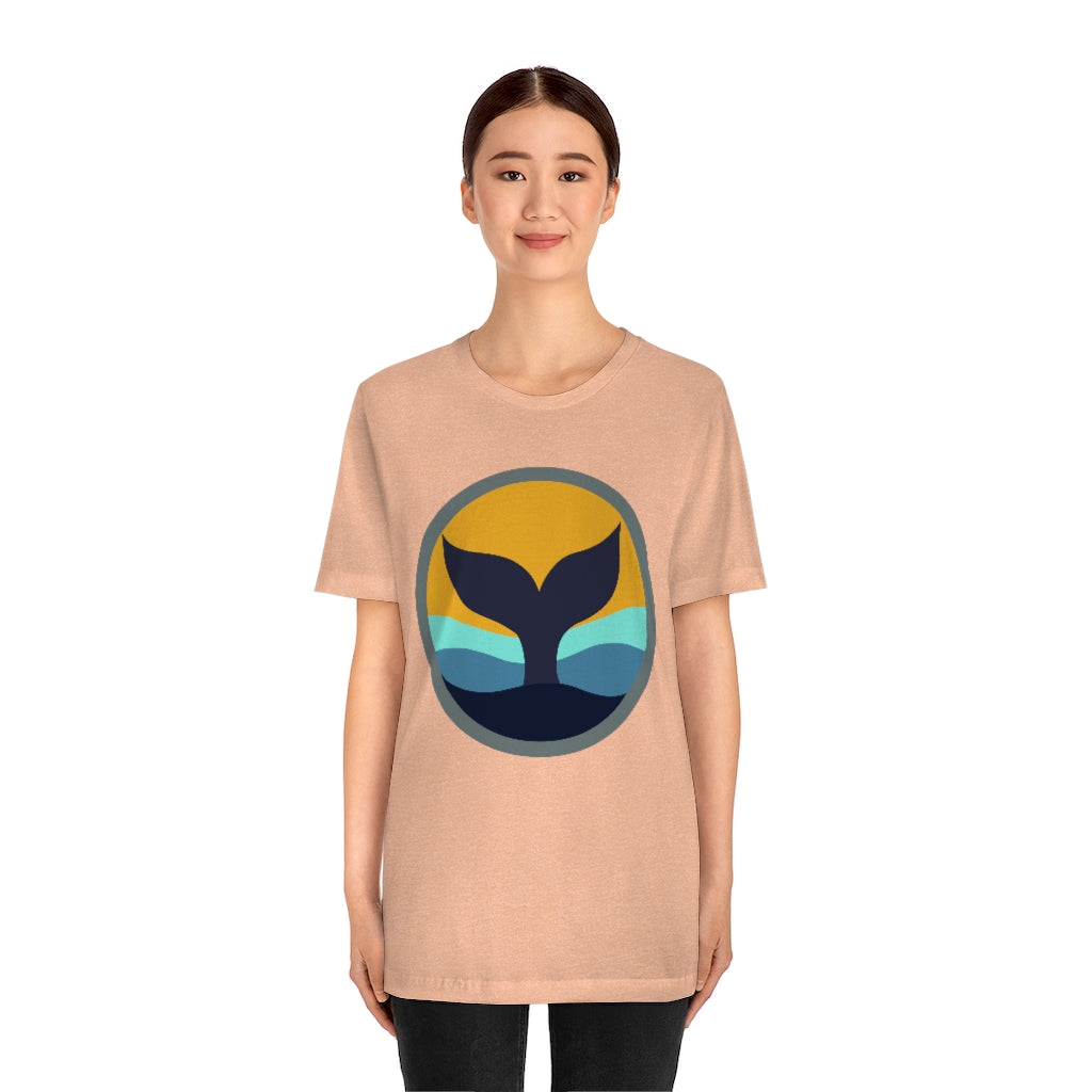 Whale Tail Unisex Jersey Short Sleeve Tee