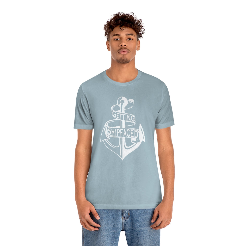 Getting Shipfaced Cruise Boat Drinking Party Unisex Jersey Short Sleeve Tee