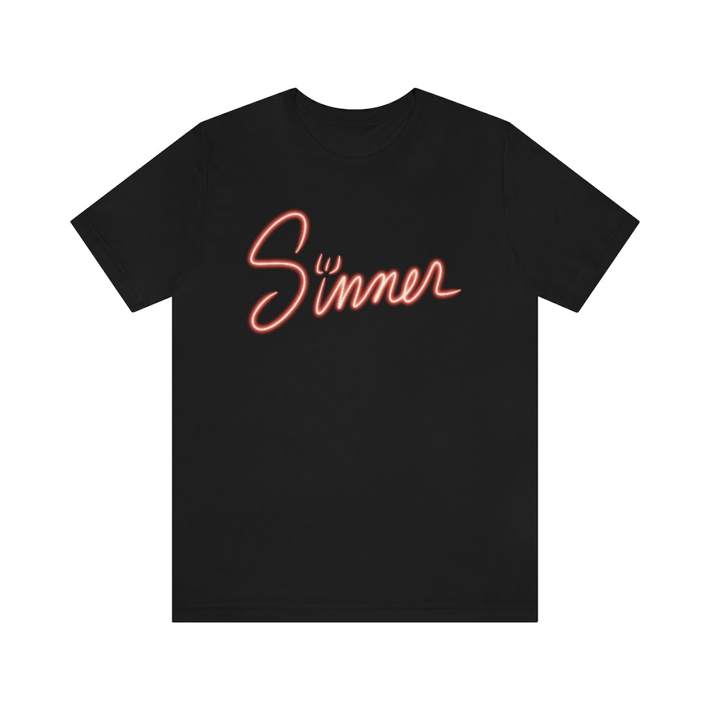 Sinner Unisex Jersey Short Sleeve Tee