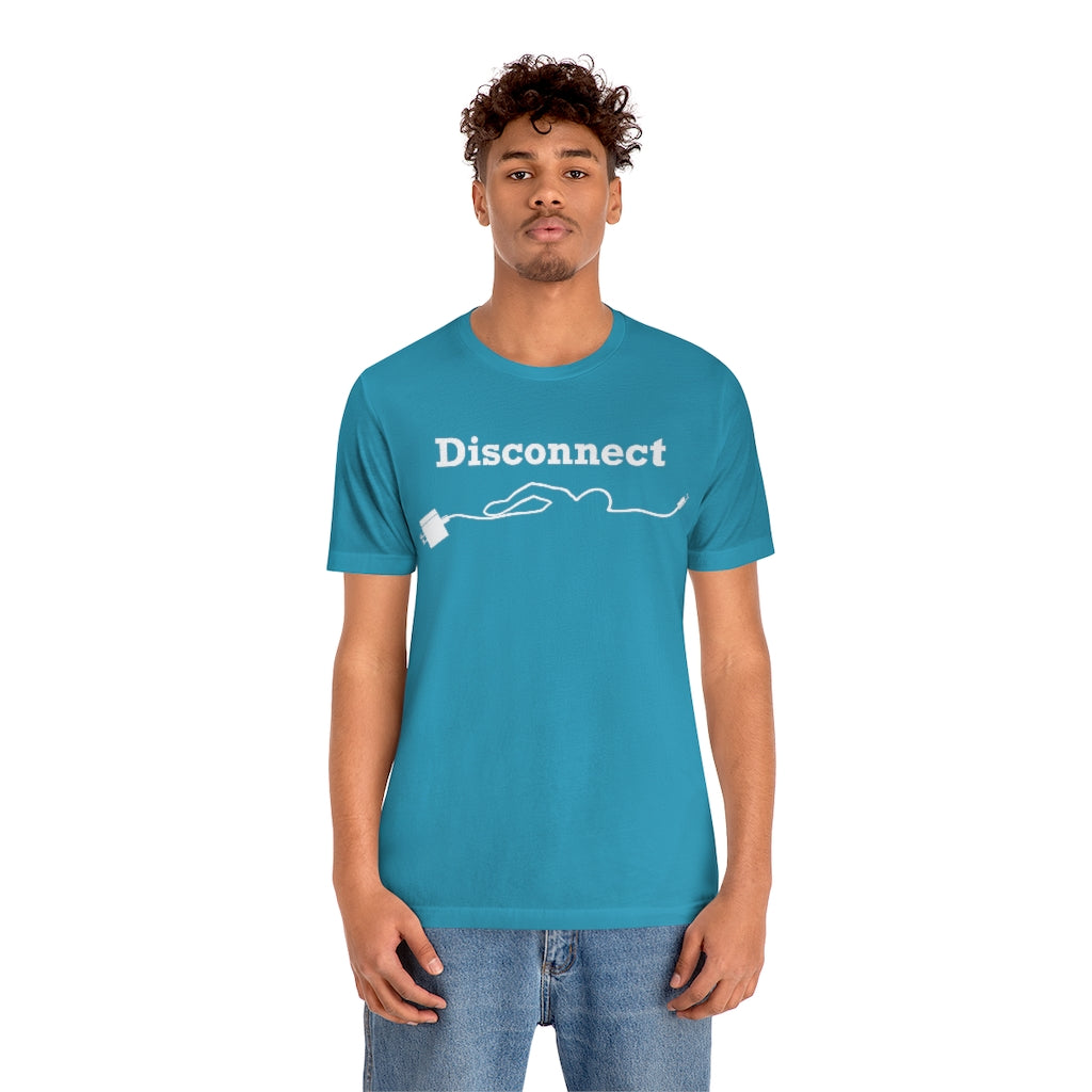 Disconnect Swimmer Unisex Jersey Short Sleeve Tee