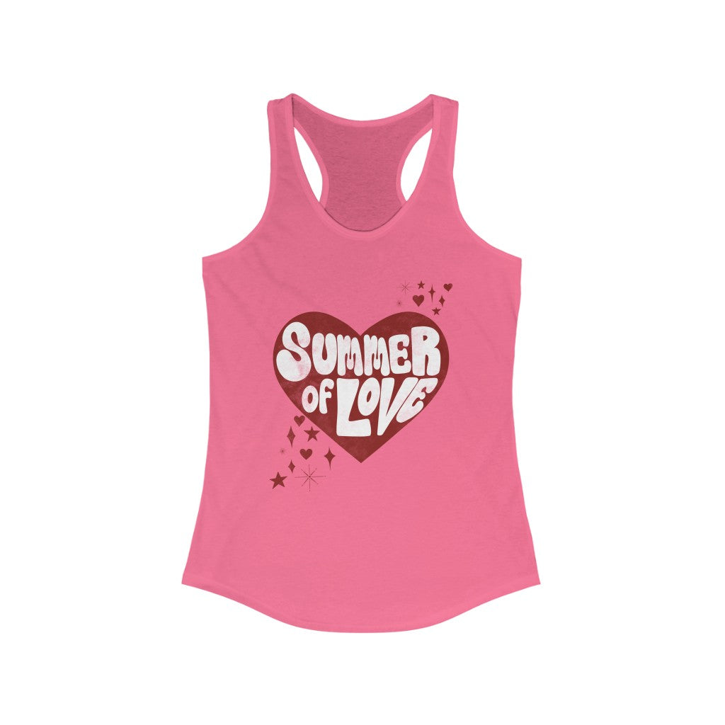 Summer of Love Women's Ideal Racerback Tank