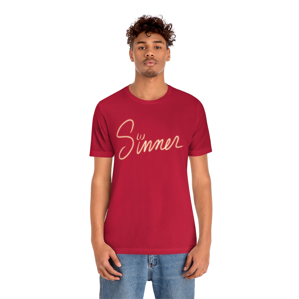 Sinner Unisex Jersey Short Sleeve Tee