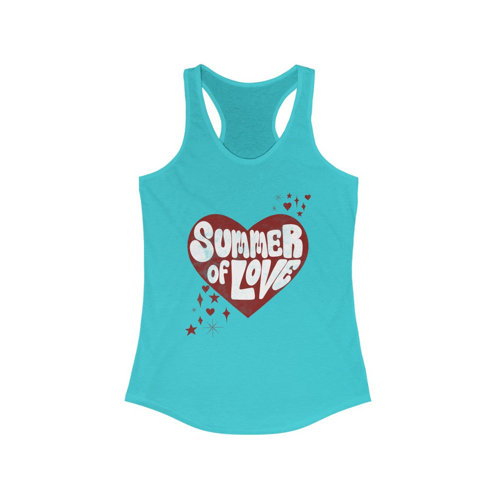 Summer of Love Women's Ideal Racerback Tank