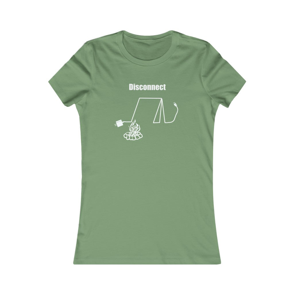 Disconnect Camping Women's Favorite Tee