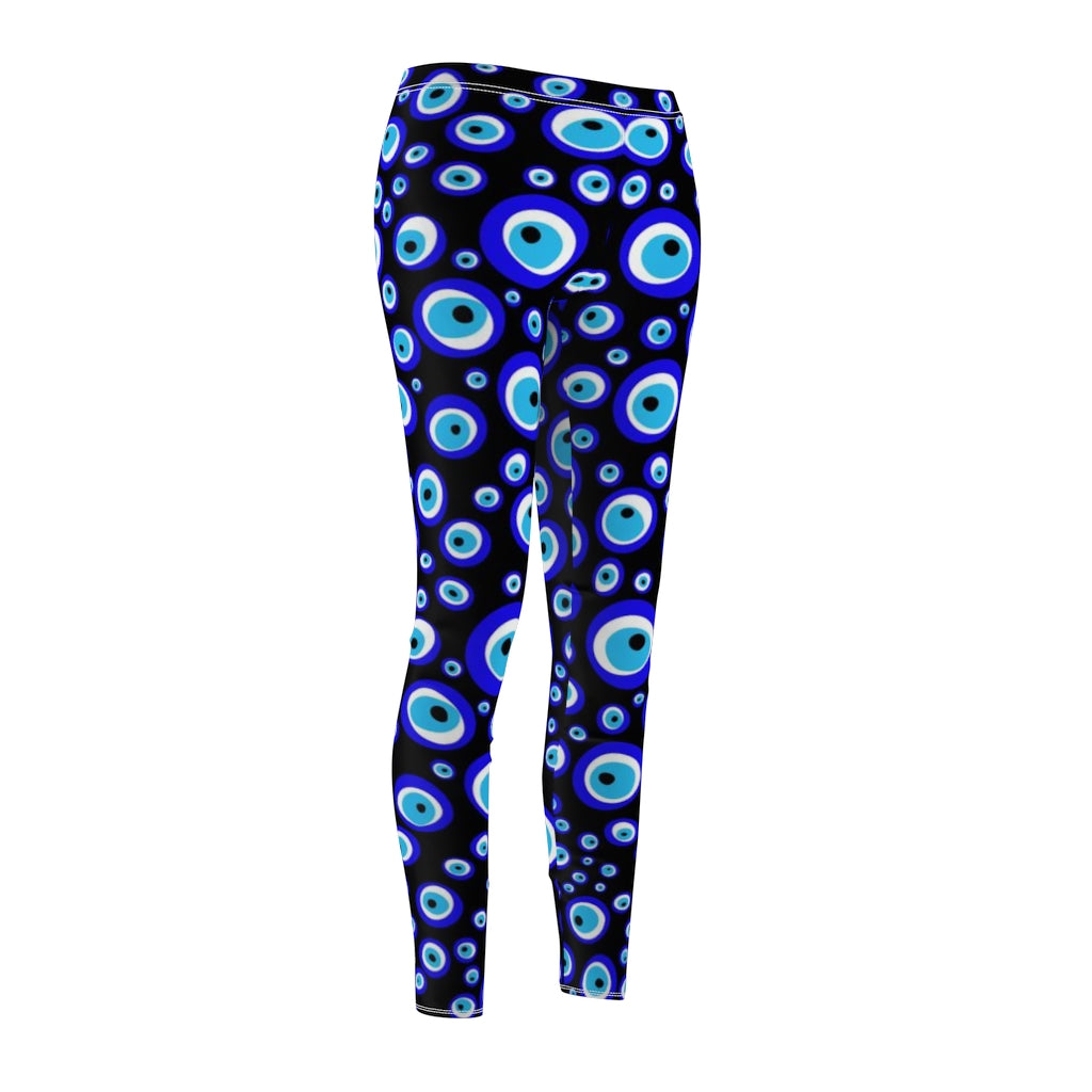 Evil Eye Black Women's Casual Leggings