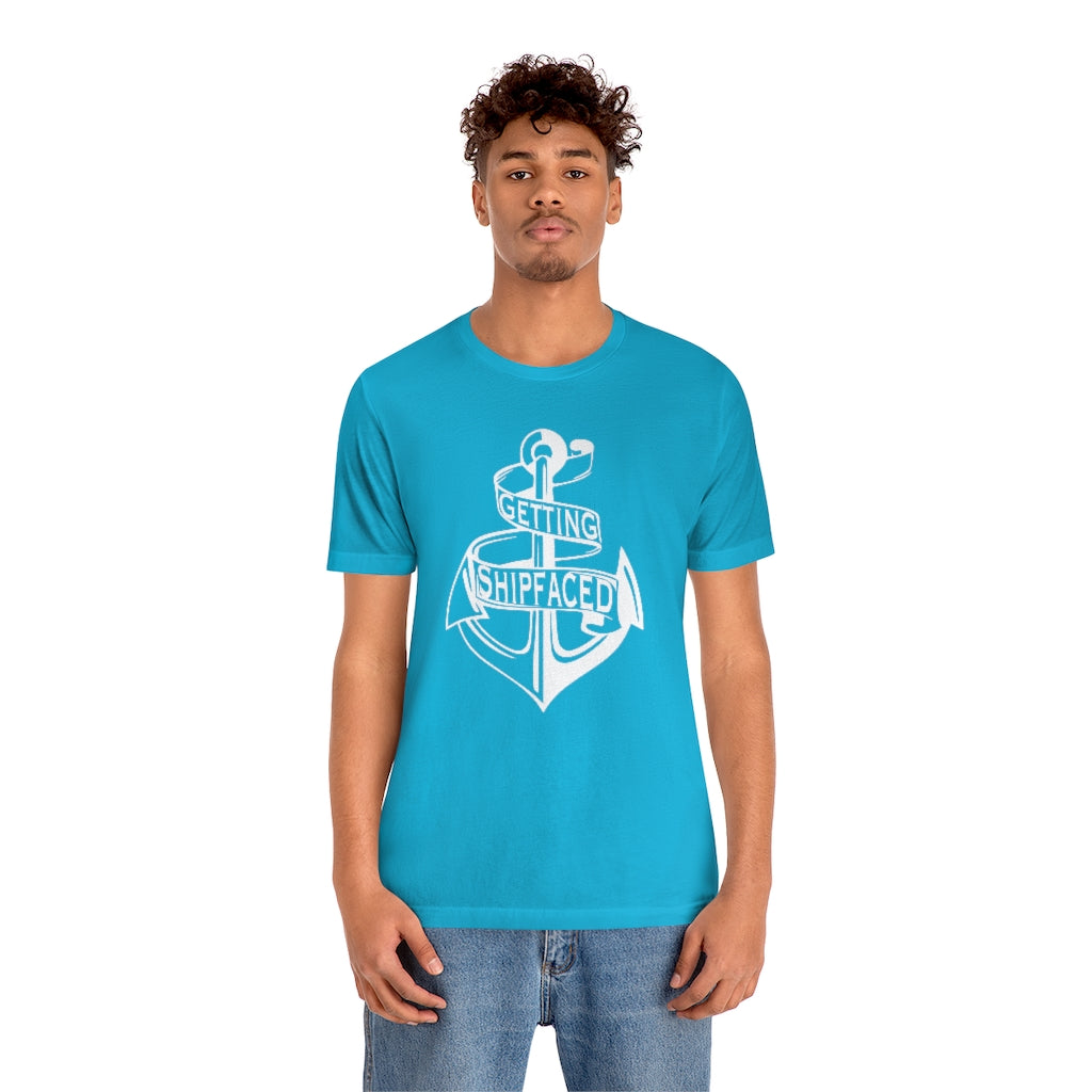 Getting Shipfaced Cruise Boat Drinking Party Unisex Jersey Short Sleeve Tee