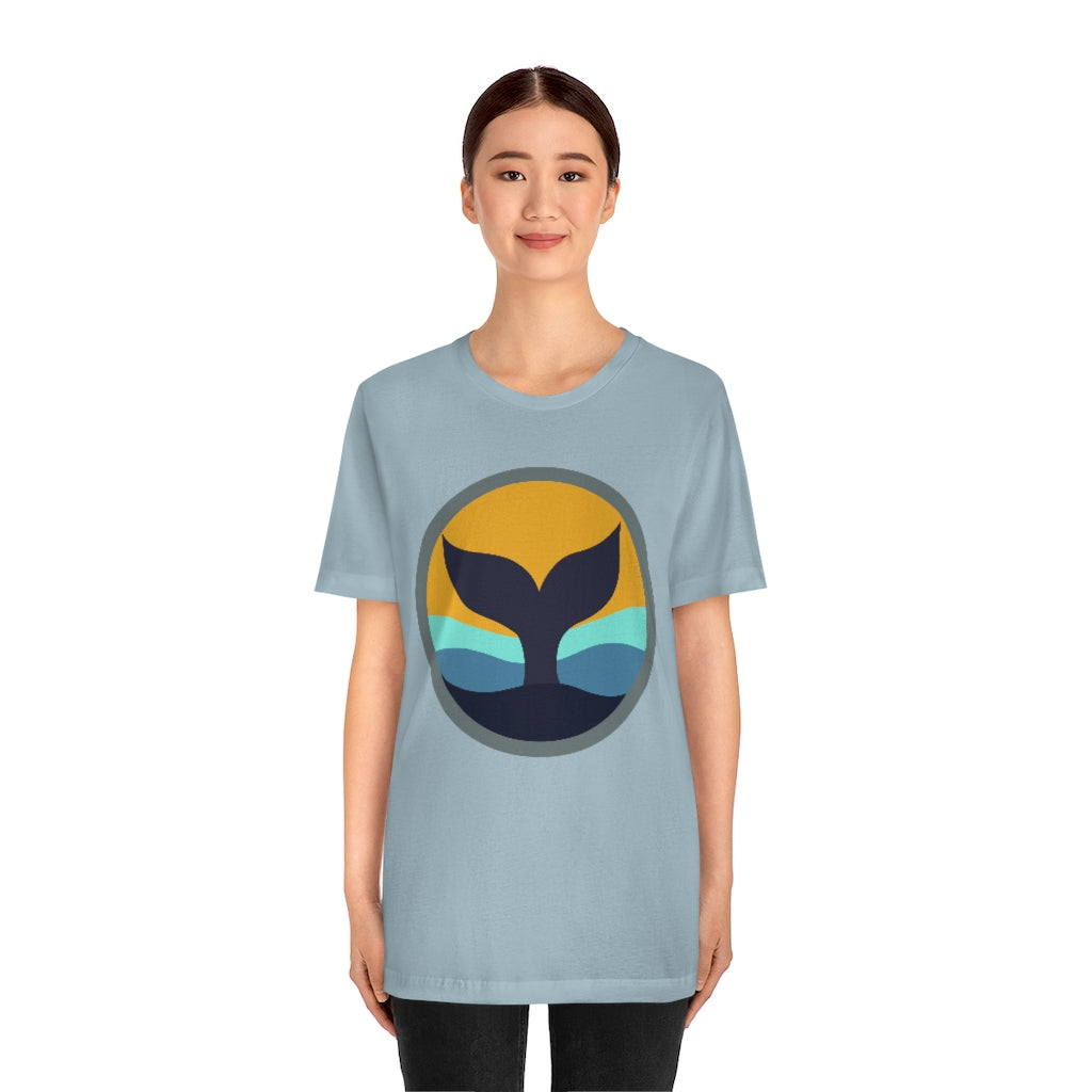 Whale Tail Unisex Jersey Short Sleeve Tee