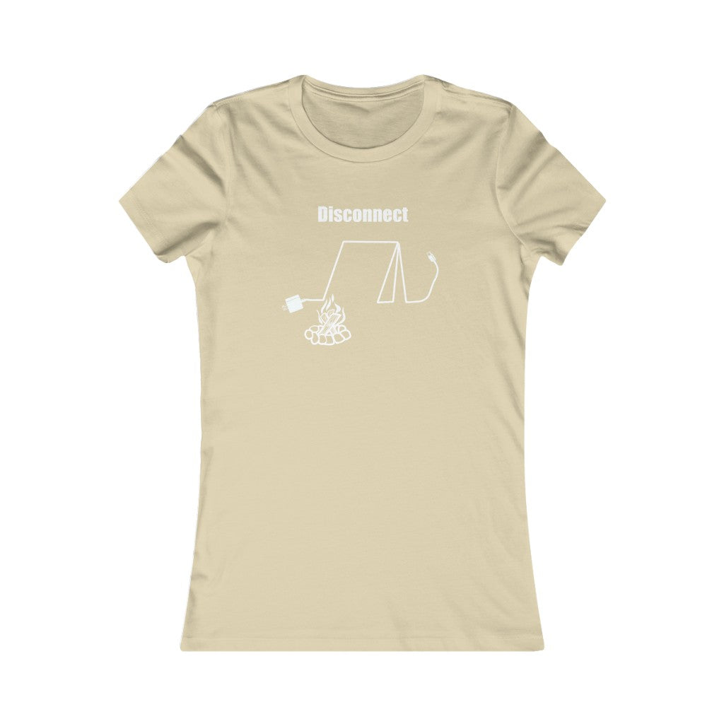 Disconnect Camping Women's Favorite Tee