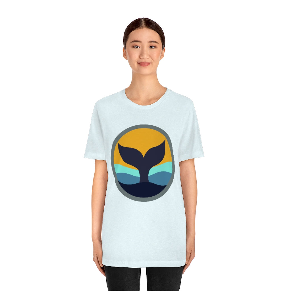 Whale Tail Unisex Jersey Short Sleeve Tee