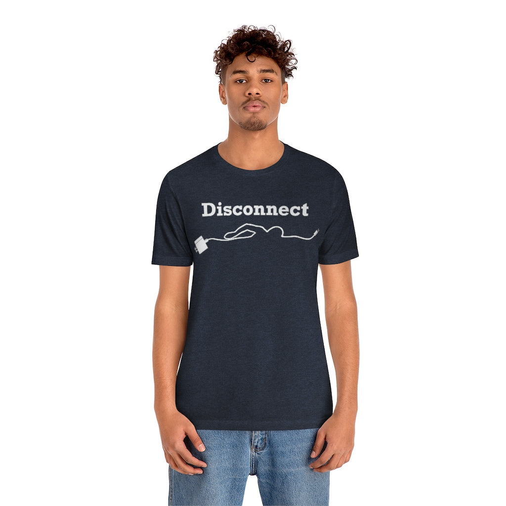 Disconnect Swimmer Unisex Jersey Short Sleeve Tee
