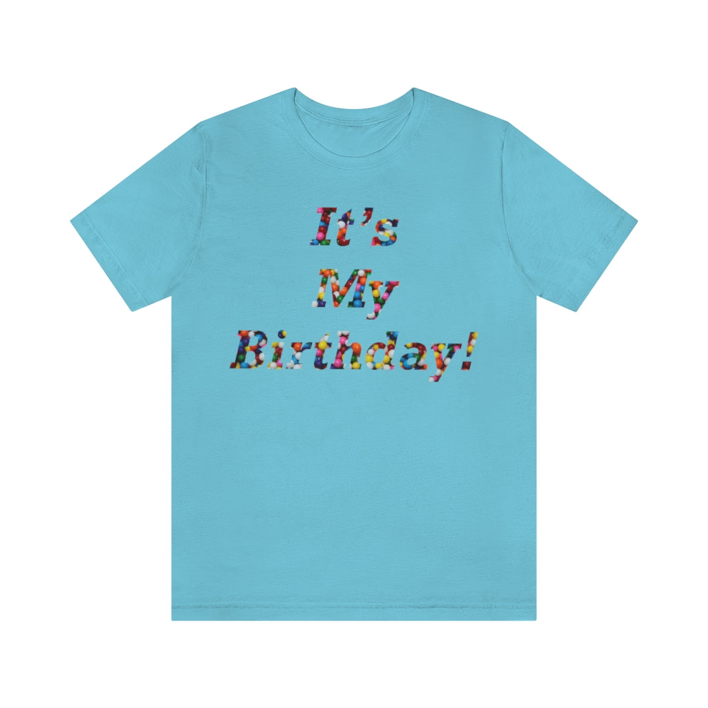 It’s My Birthday! Sprinkles Unisex Jersey Short