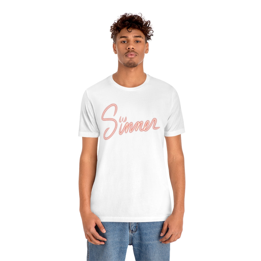 Sinner Unisex Jersey Short Sleeve Tee