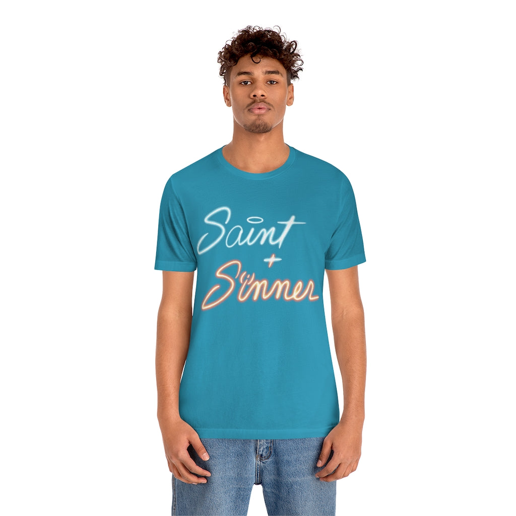 Saint and Sinner Unisex Jersey Short Sleeve Tee