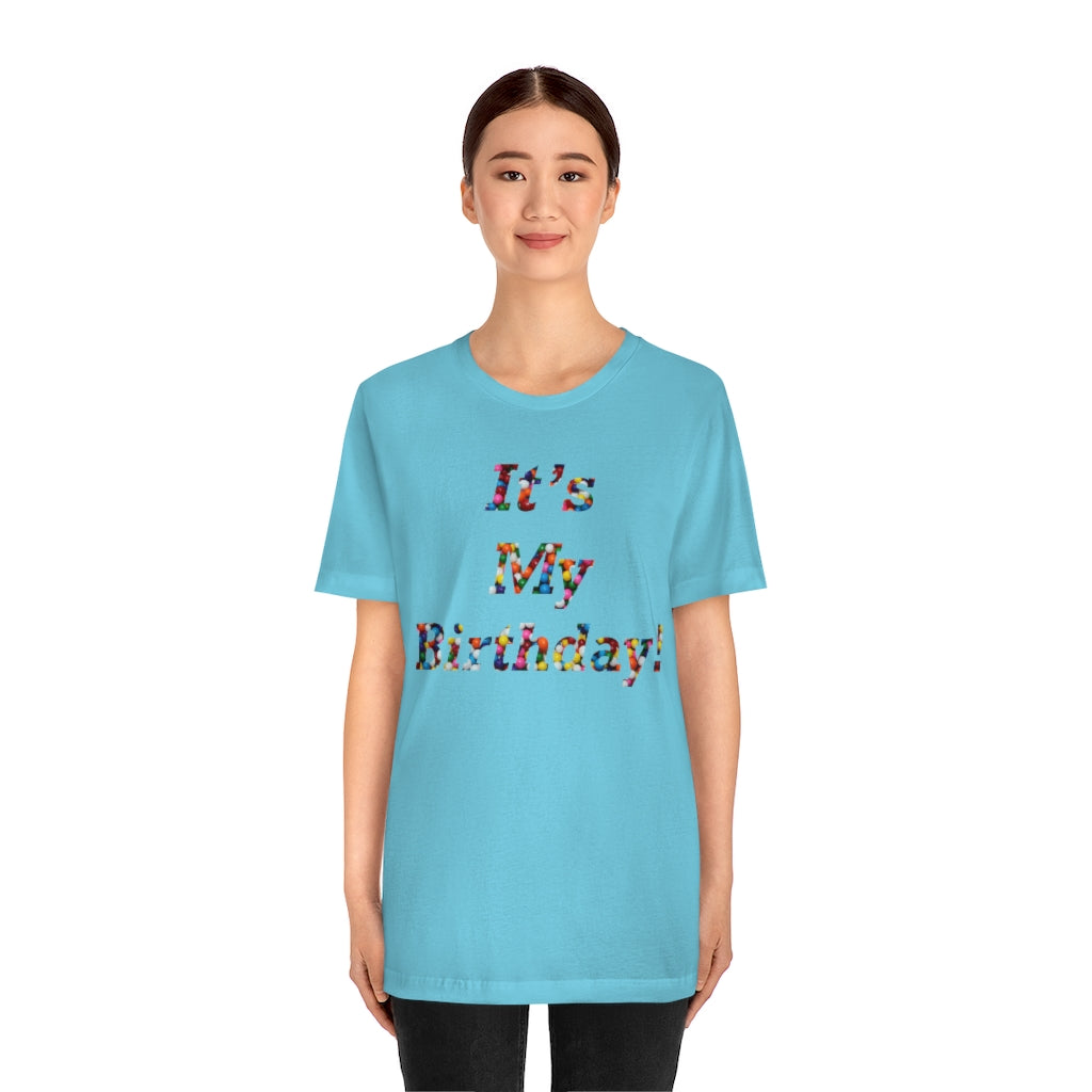 It’s My Birthday! Sprinkles Unisex Jersey Short