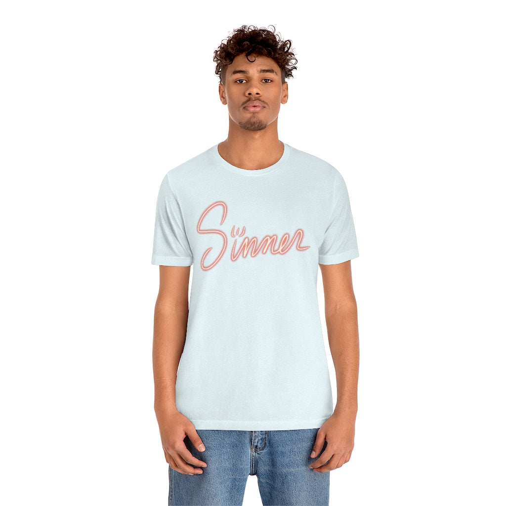 Sinner Unisex Jersey Short Sleeve Tee