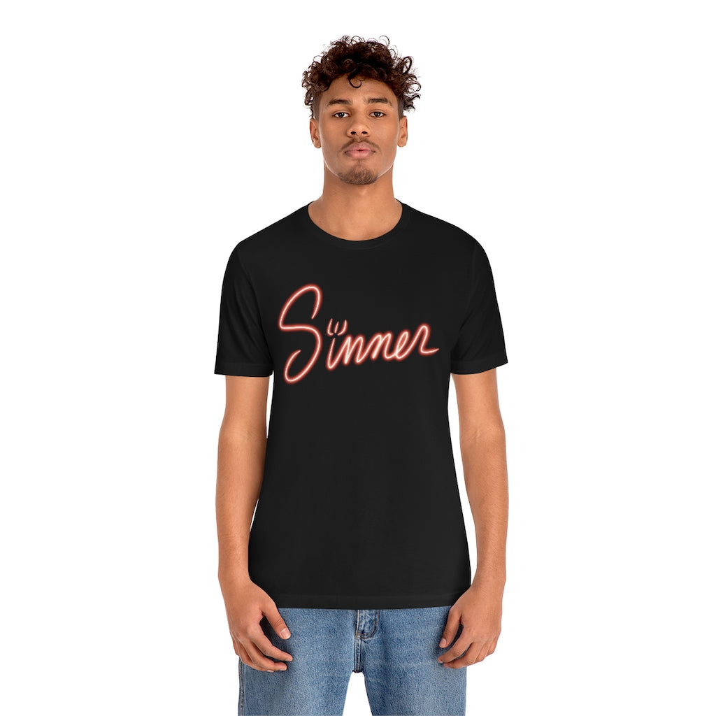 Sinner Unisex Jersey Short Sleeve Tee
