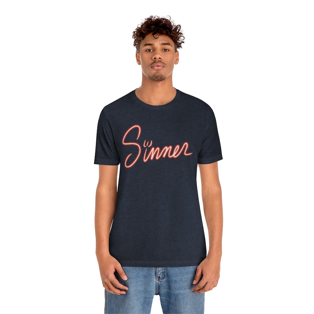 Sinner Unisex Jersey Short Sleeve Tee