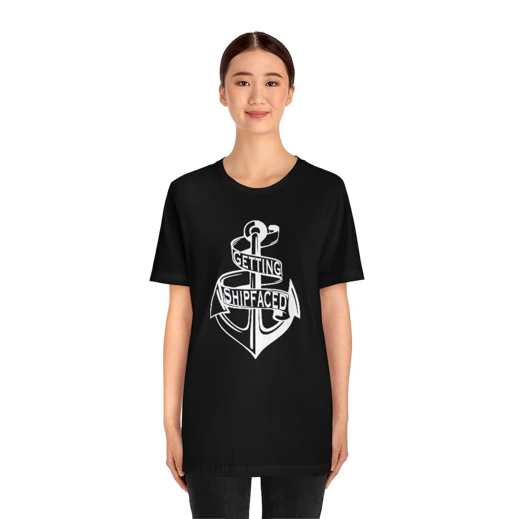 Getting Shipfaced Cruise Boat Drinking Party Unisex Jersey Short Sleeve Tee