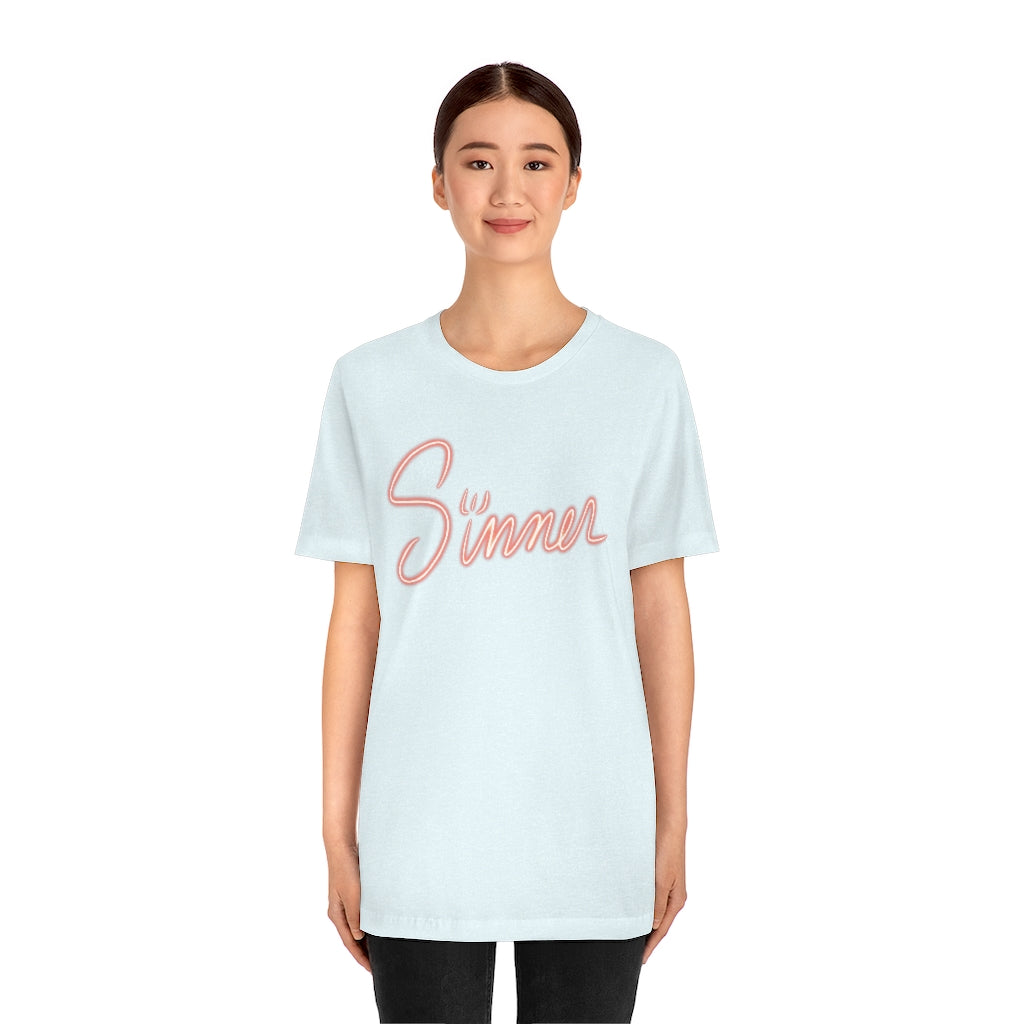 Sinner Unisex Jersey Short Sleeve Tee