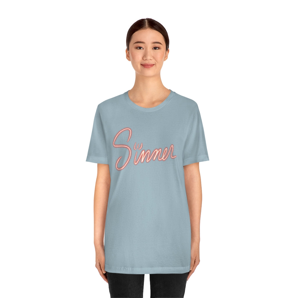 Sinner Unisex Jersey Short Sleeve Tee
