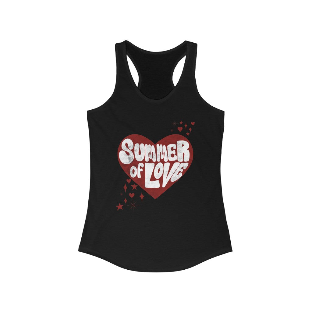 Summer of Love Women's Ideal Racerback Tank
