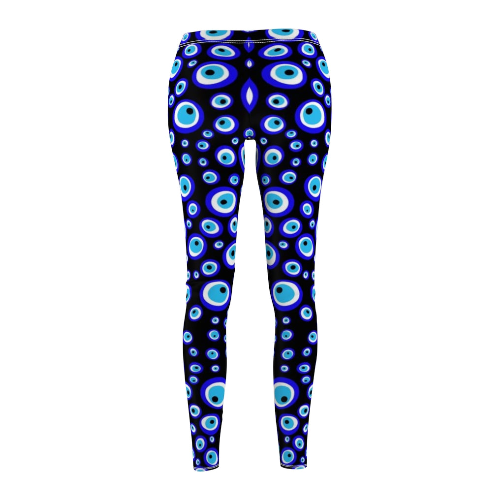 Evil Eye Black Women's Casual Leggings