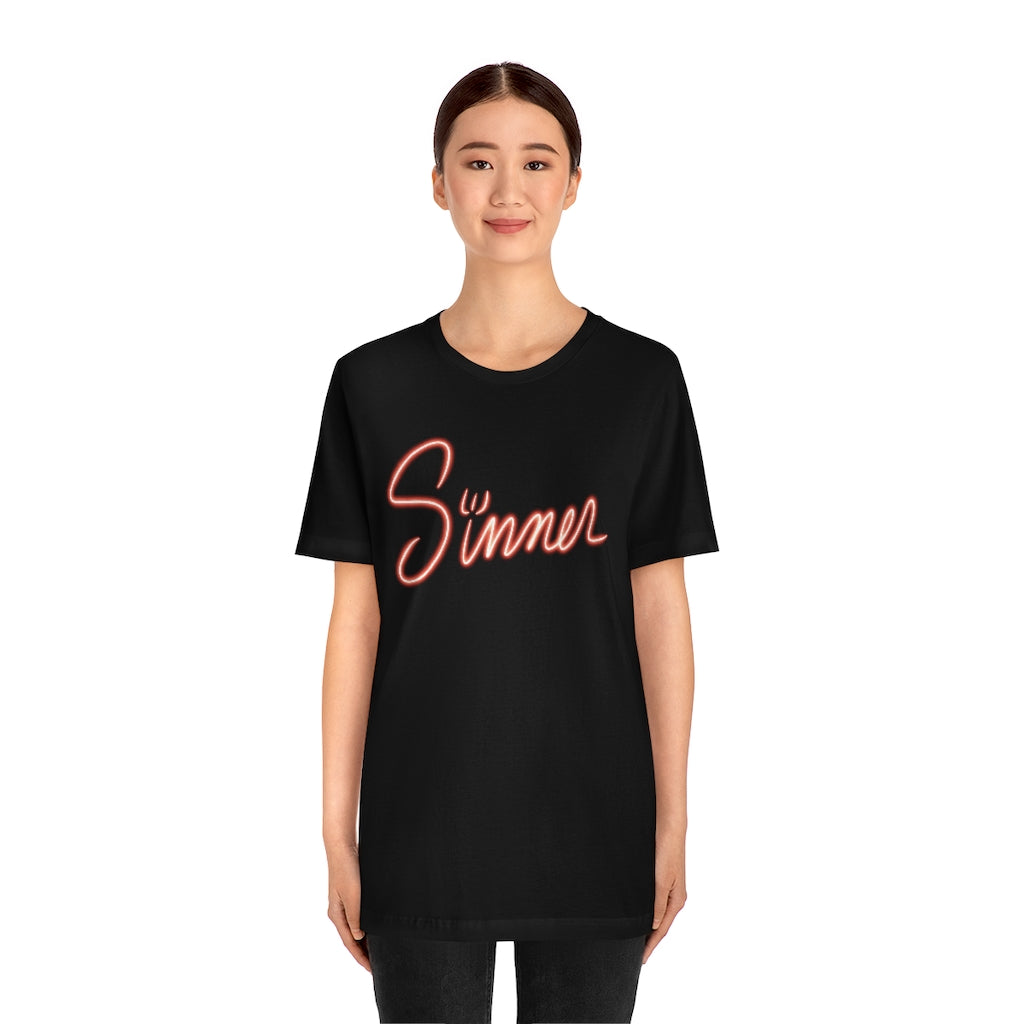 Sinner Unisex Jersey Short Sleeve Tee