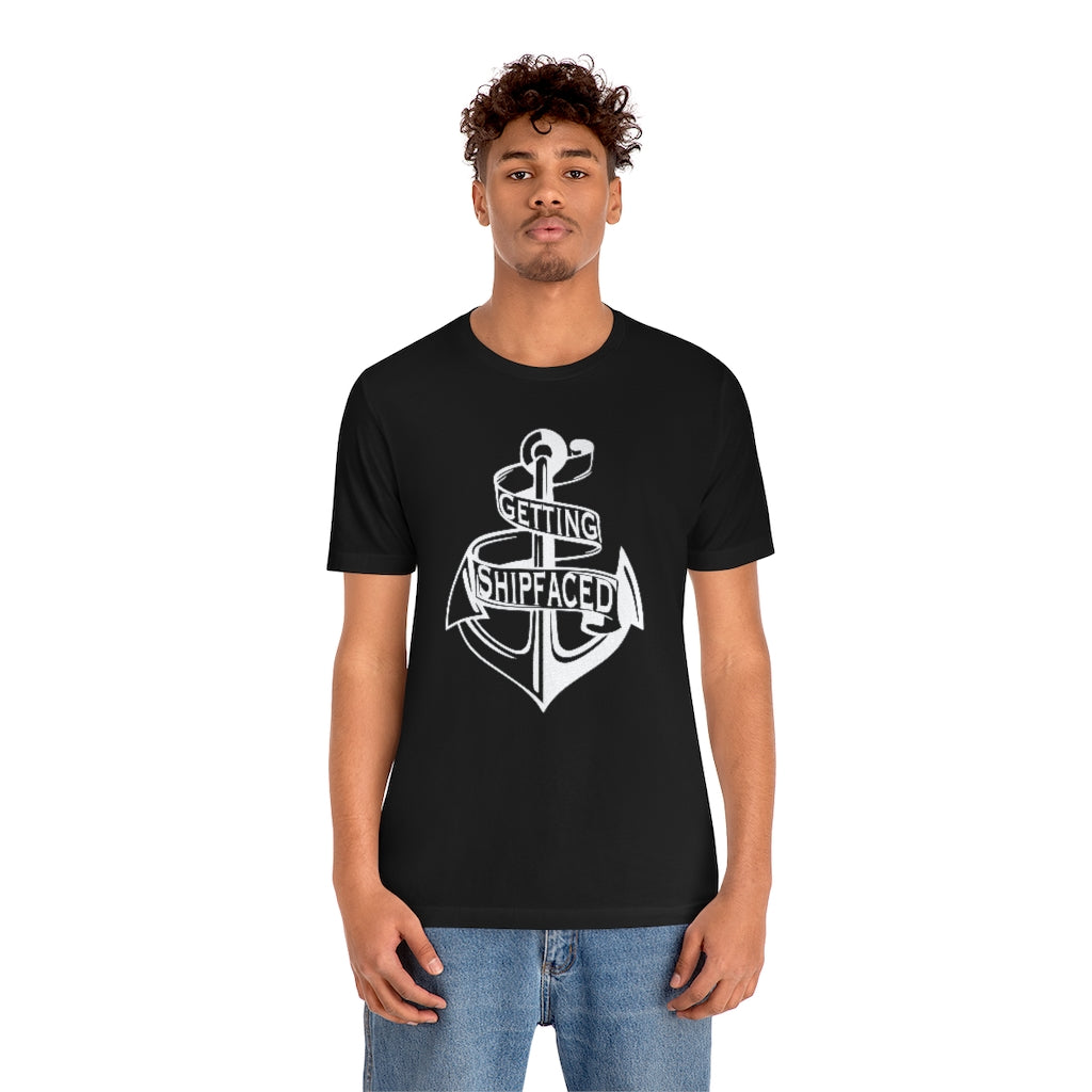Getting Shipfaced Cruise Boat Drinking Party Unisex Jersey Short Sleeve Tee