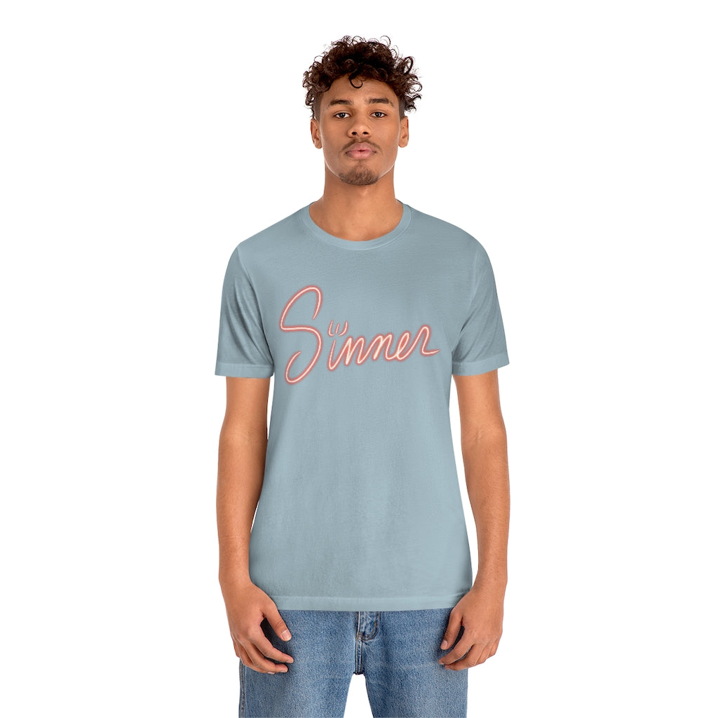 Sinner Unisex Jersey Short Sleeve Tee