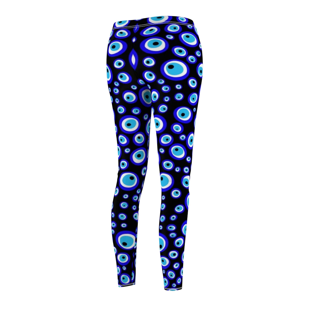 Evil Eye Black Women's Casual Leggings