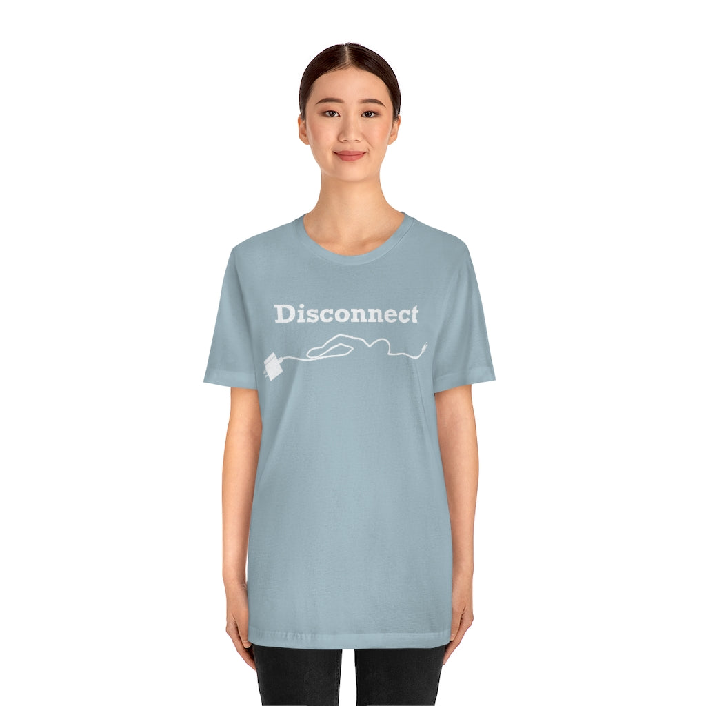 Disconnect Swimmer Unisex Jersey Short Sleeve Tee
