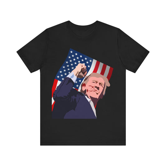 Donald Trump Assassination Attempt Unisex Jersey Short Sleeve Tee