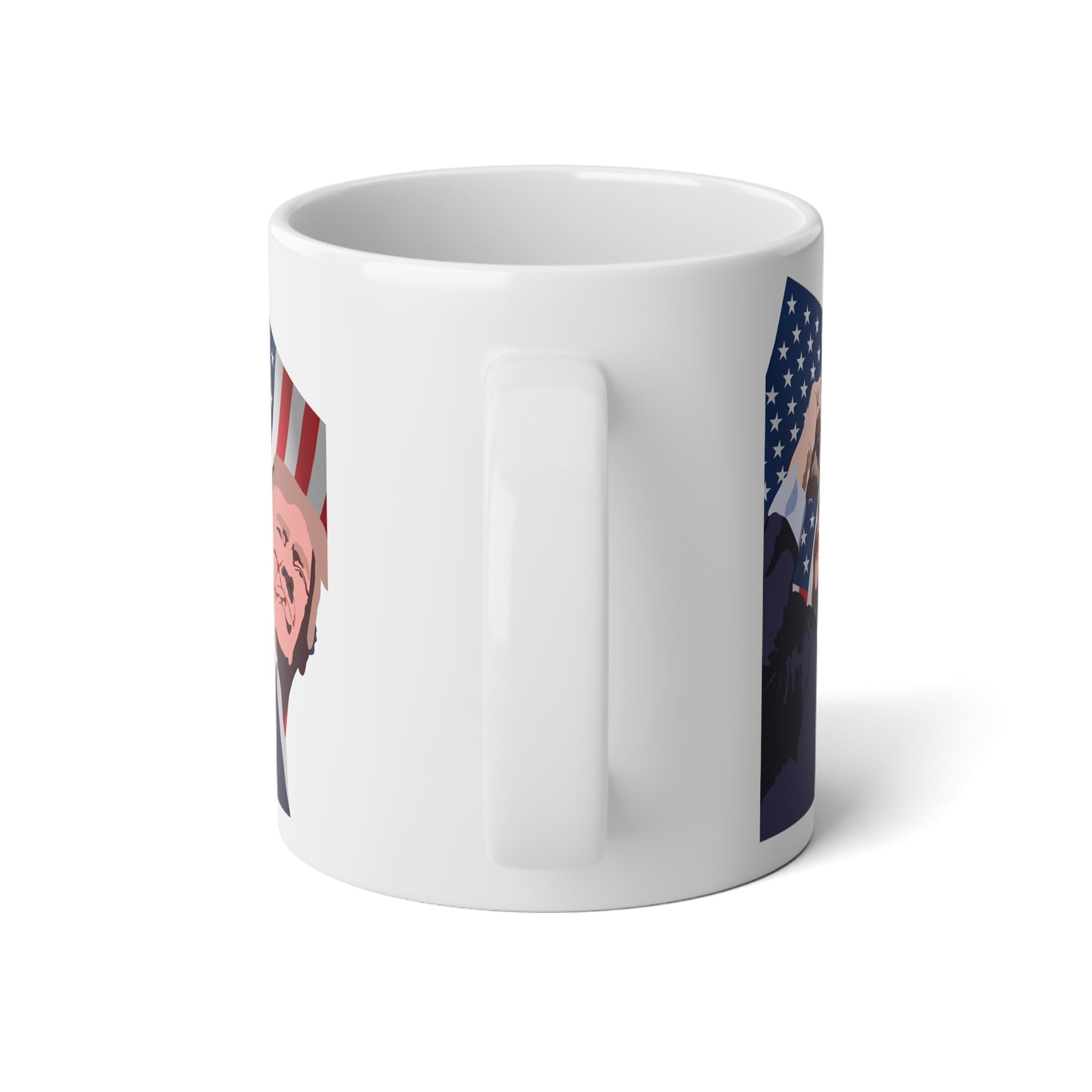 Donald Trump Assassination Attempt Jumbo Mug, 20oz