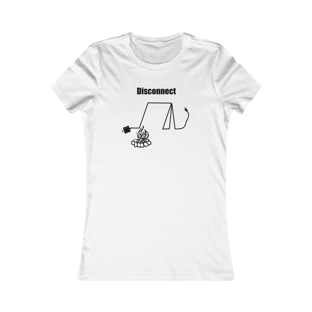 Disconnect Camping Women's Favorite Tee