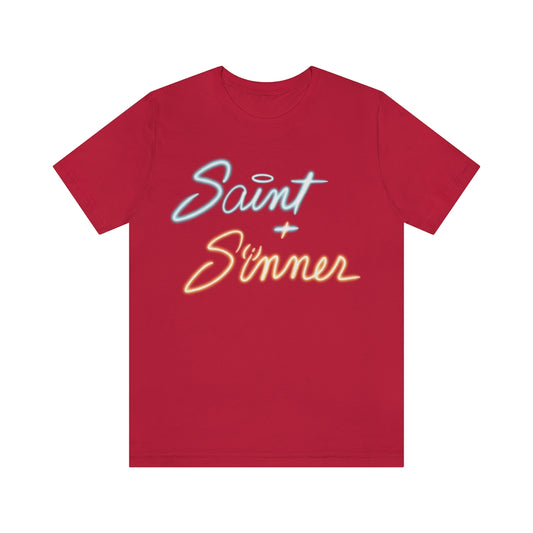 Saint and Sinner Unisex Jersey Short Sleeve Tee