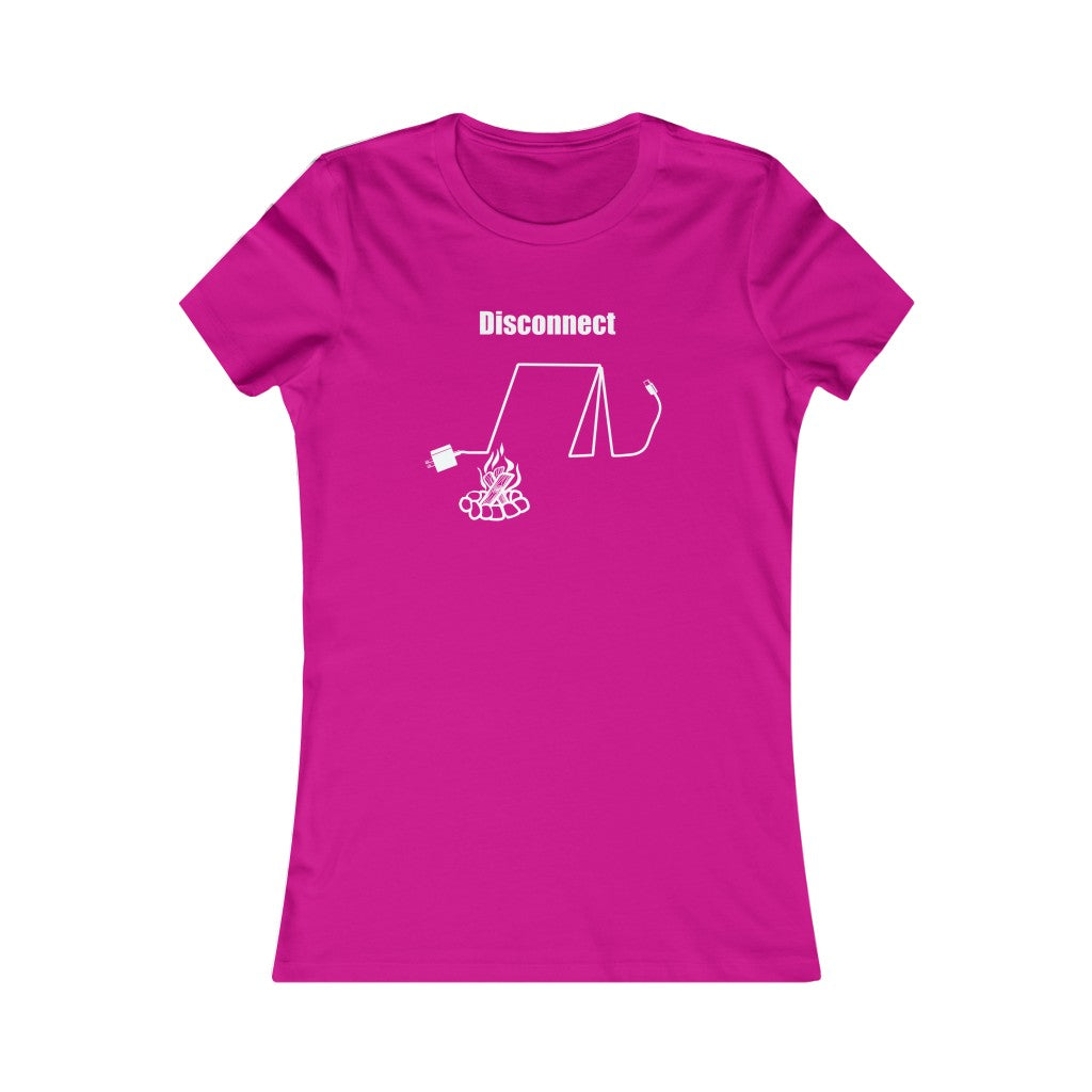 Disconnect Camping Women's Favorite Tee